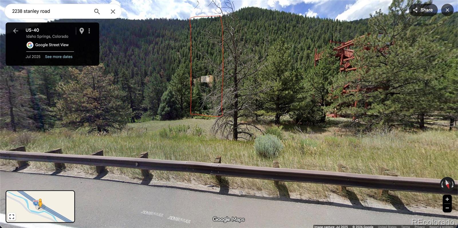 2238 Stanley Road Dumont, CO 80436 - Photo 18 of 20 a view of a street from a balcony