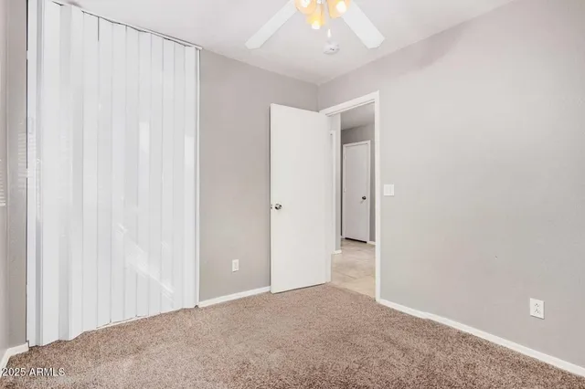 a view of an empty room