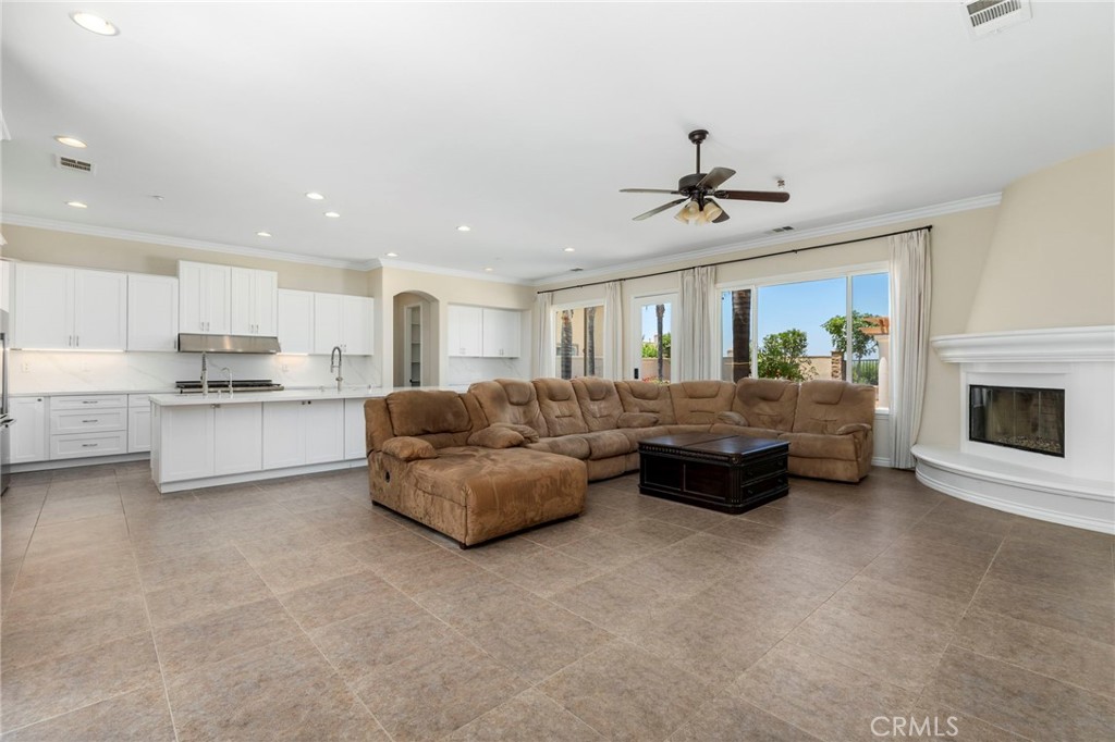 7907 Horizon View Drive Riverside, CA 92506 - Photo 12 of 58 Spacious family room with fireplace
