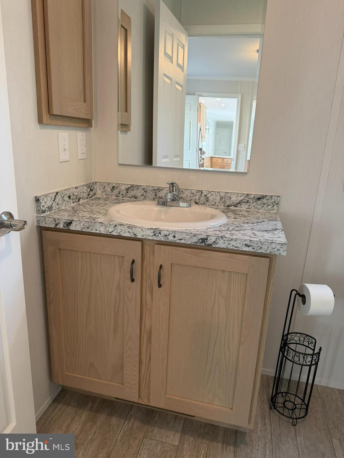 365 East Cherry Road Quakertown, PA 18951 - Photo 18 of 51 a bathroom with a granite countertop sink and a mirror