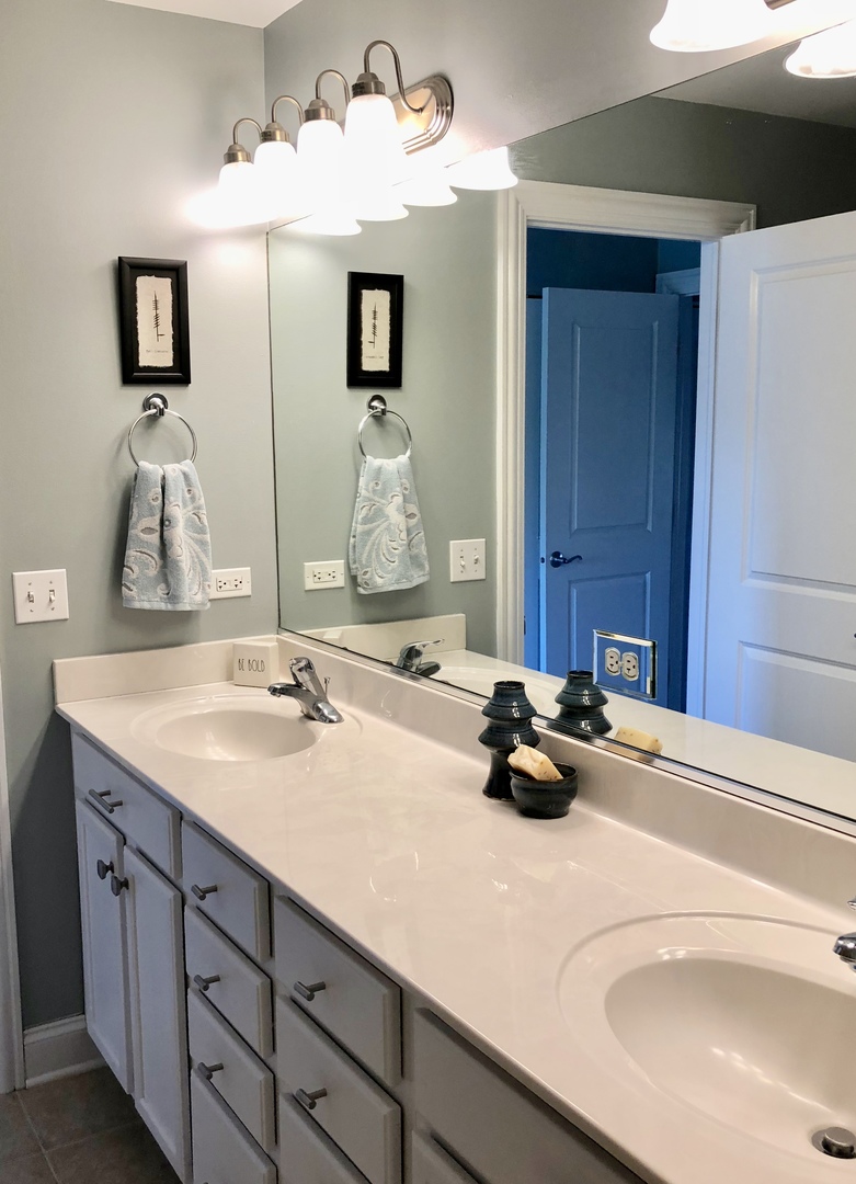 S020 Kerry Court Winfield, IL 60190 - Photo 15 of 23 a bathroom with a sink and a mirror