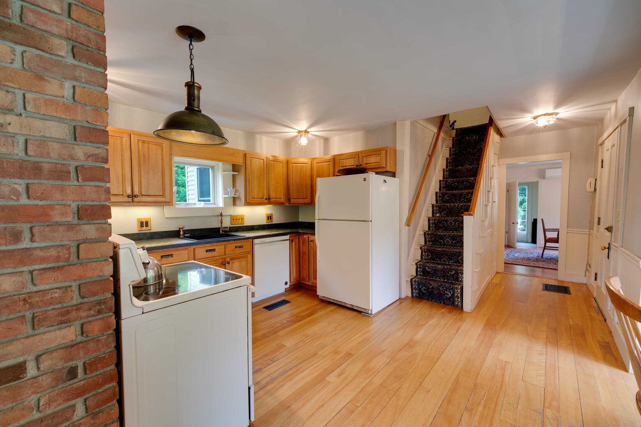 72 Dutch Gap Road Chesterville, ME 04938 - Photo 13 of 51 kitchen toward stairs