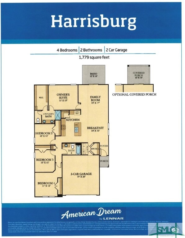 308 Lillian Street Rincon, GA 31326 - Photo 3 of 3 Floor Plan