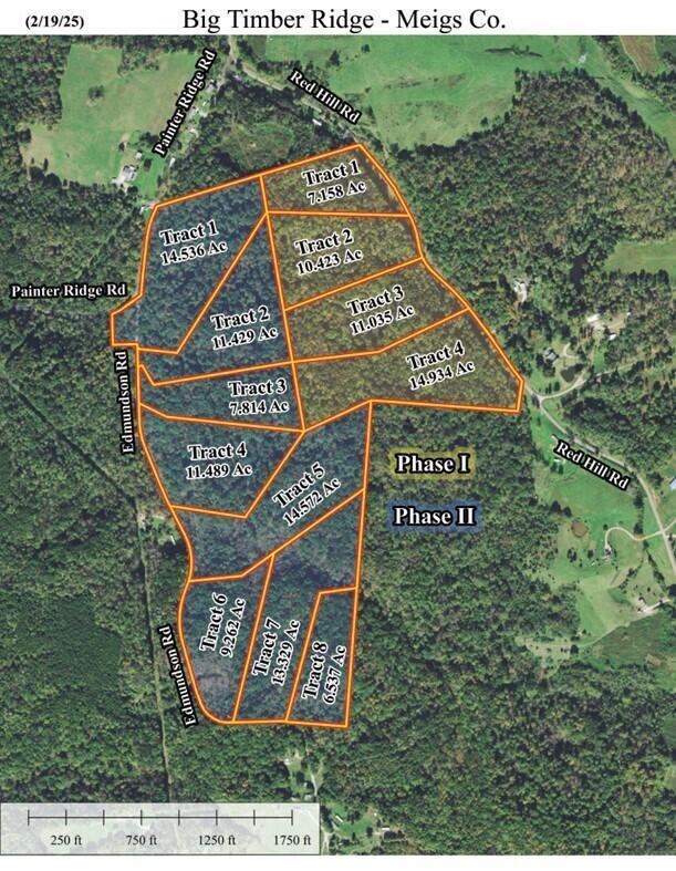 0 Edmundson Road, Unit TRACT 4 AT BIG TIMBER) Vinton, OH 45686 - Photo 66 of 67 Big Timber Ridge - Aerial MLS