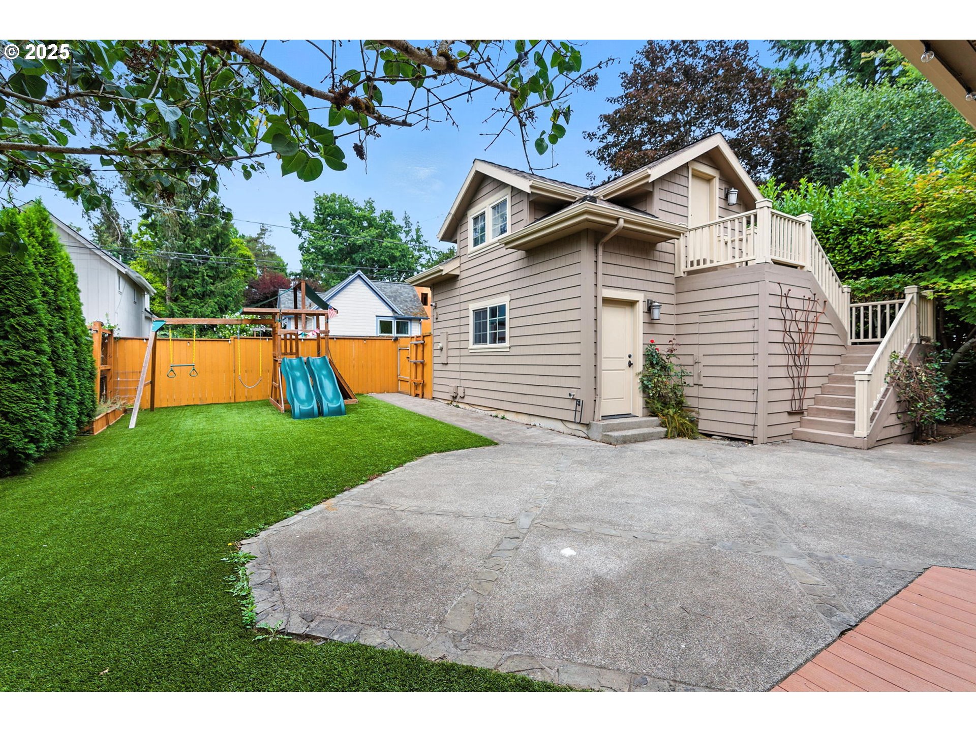 784 3rd Street Lake Oswego, OR 97034 - Photo 46 of 48 a view of an house with backyard space and garden