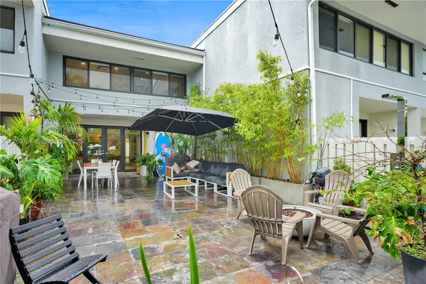 a view of swimming pool outdoor seating