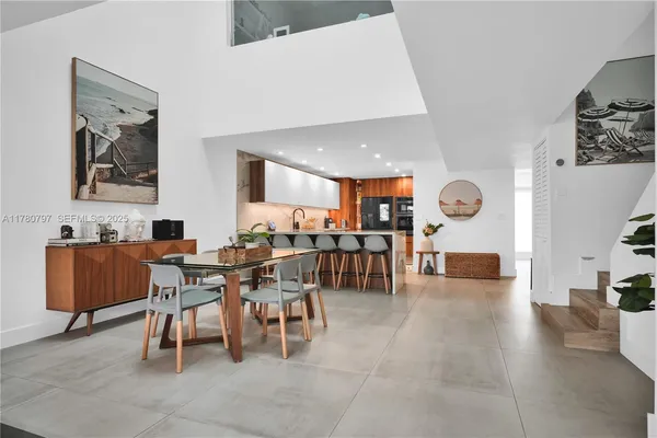 a view of wooden floor in hallway