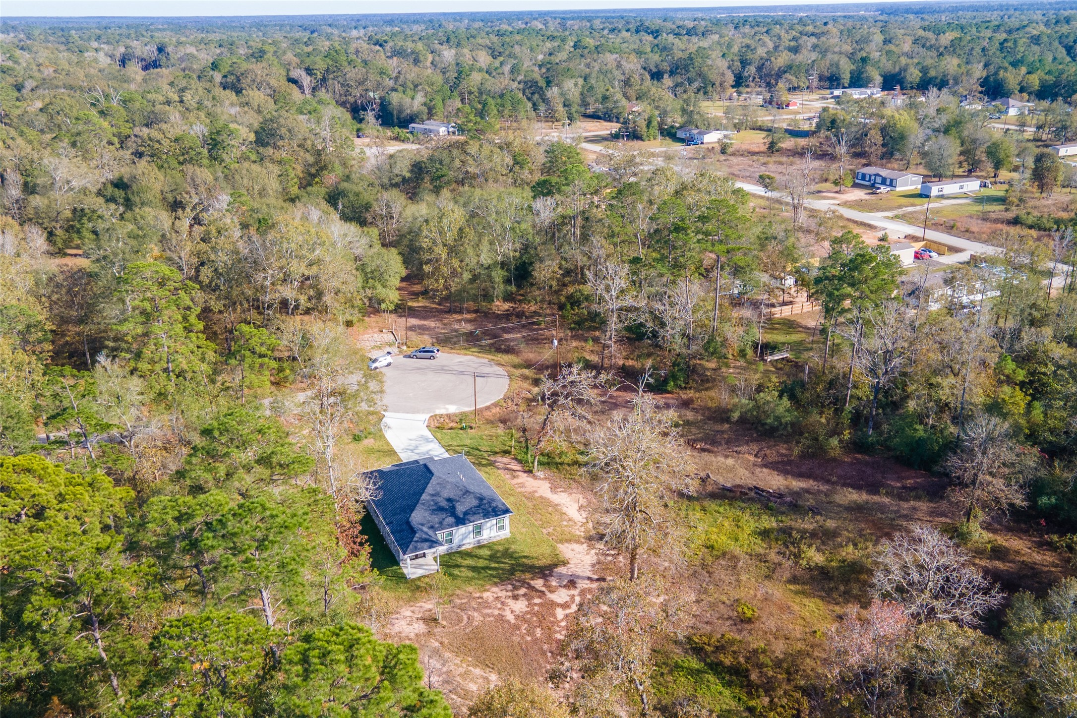 164 County Road 3370 Cleveland, TX 77327 - Photo 8 of 28 a view of outdoor space and covered with green space