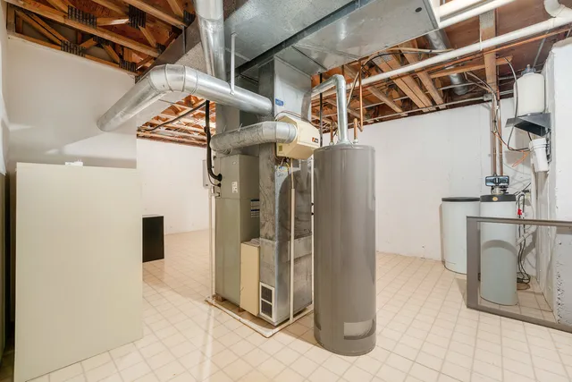 a view of a storage room