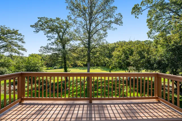 a view of a roof deck