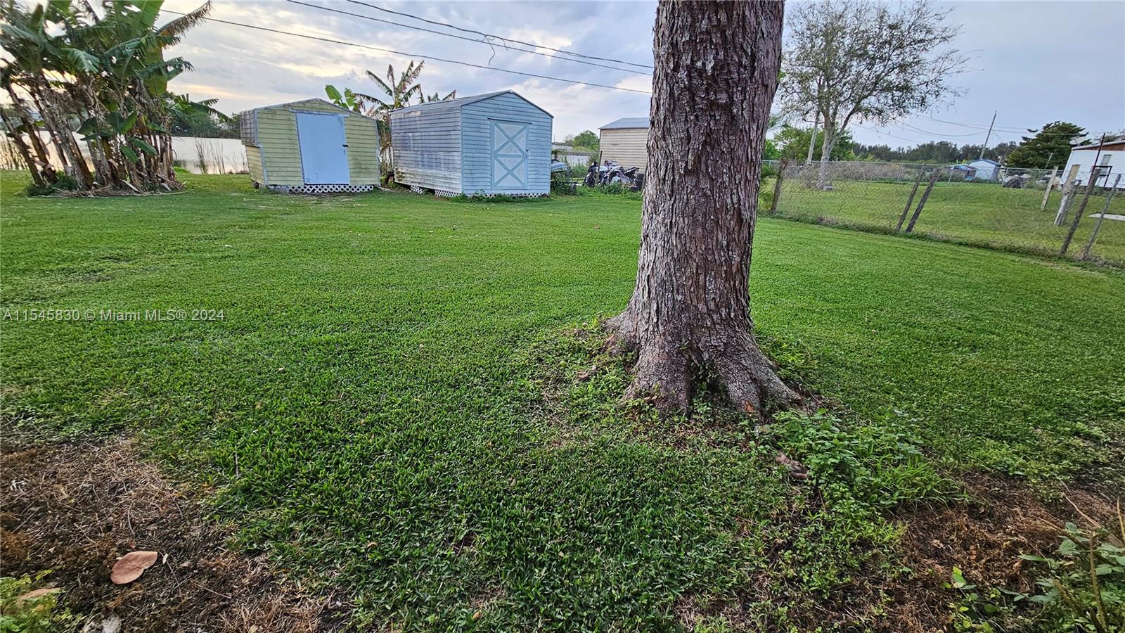 1823 John Road Clewiston, FL 33440 - Photo 22 of 34 a view of a garden with a tree in the background