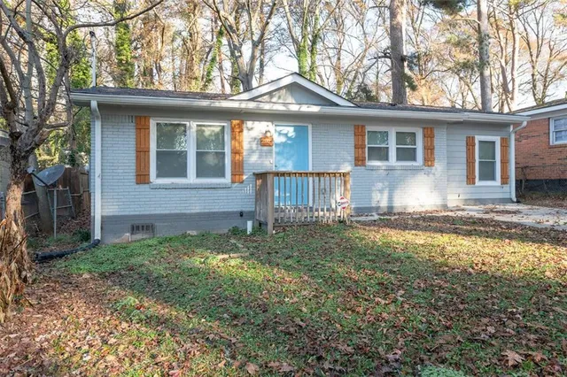 a view of outdoor space and yard