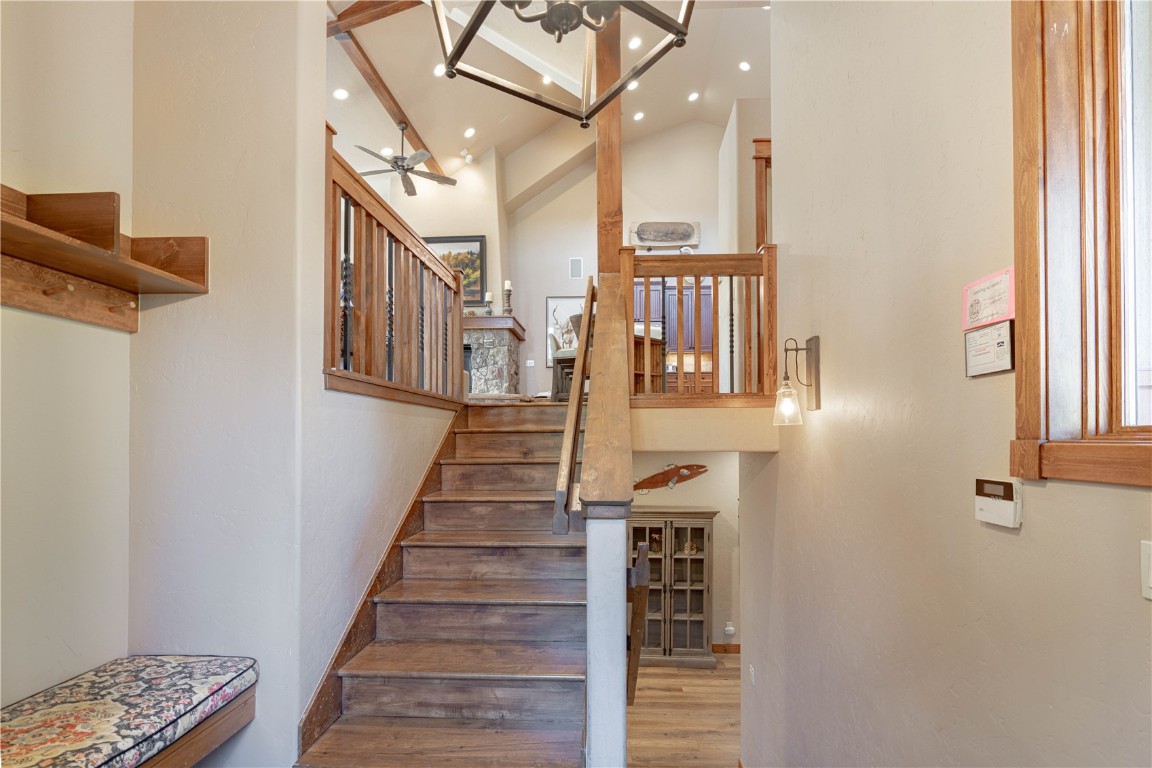 71 Cucumber Patch Placer Road, Unit 7 Breckenridge, CO 80424 - Photo 11 of 21 a view of entryway and hall with wooden floor