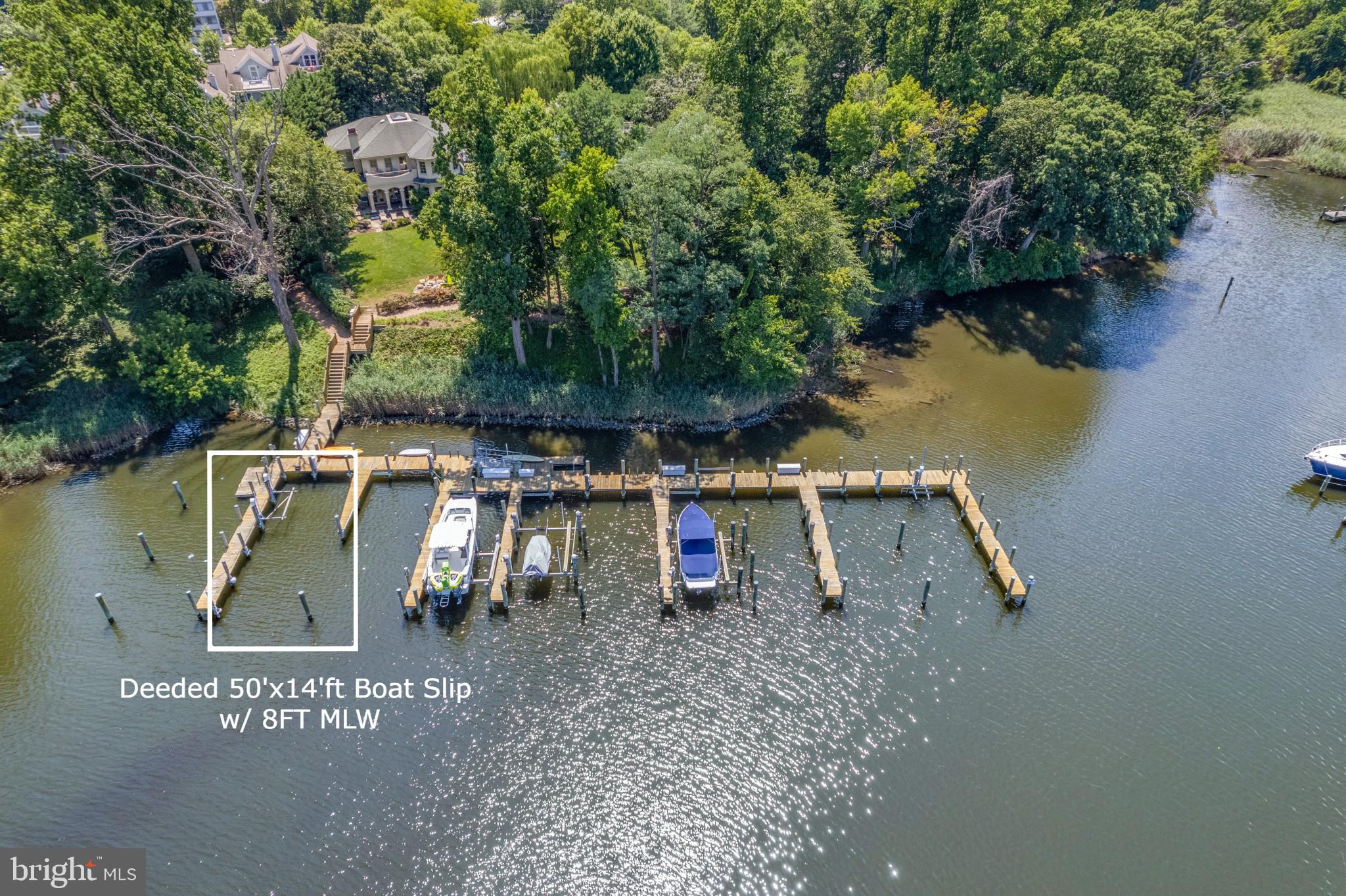 2 Little Harbor Way Annapolis, MD 21403 - Photo 3 of 38 Deeded 50’x14’ boat slip w/ 8ft water depth