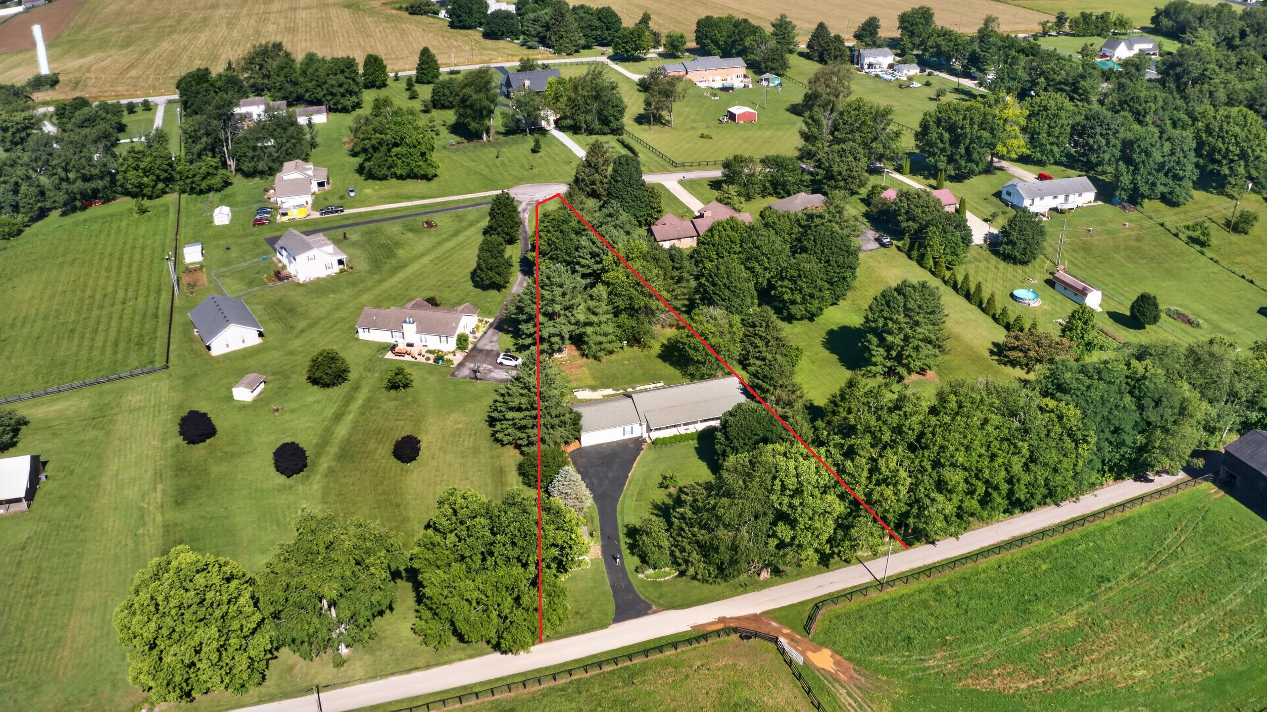 600 Allen Ison Road Harrodsburg, KY 40330 - Photo 2 of 43 Approx Boundary Lines