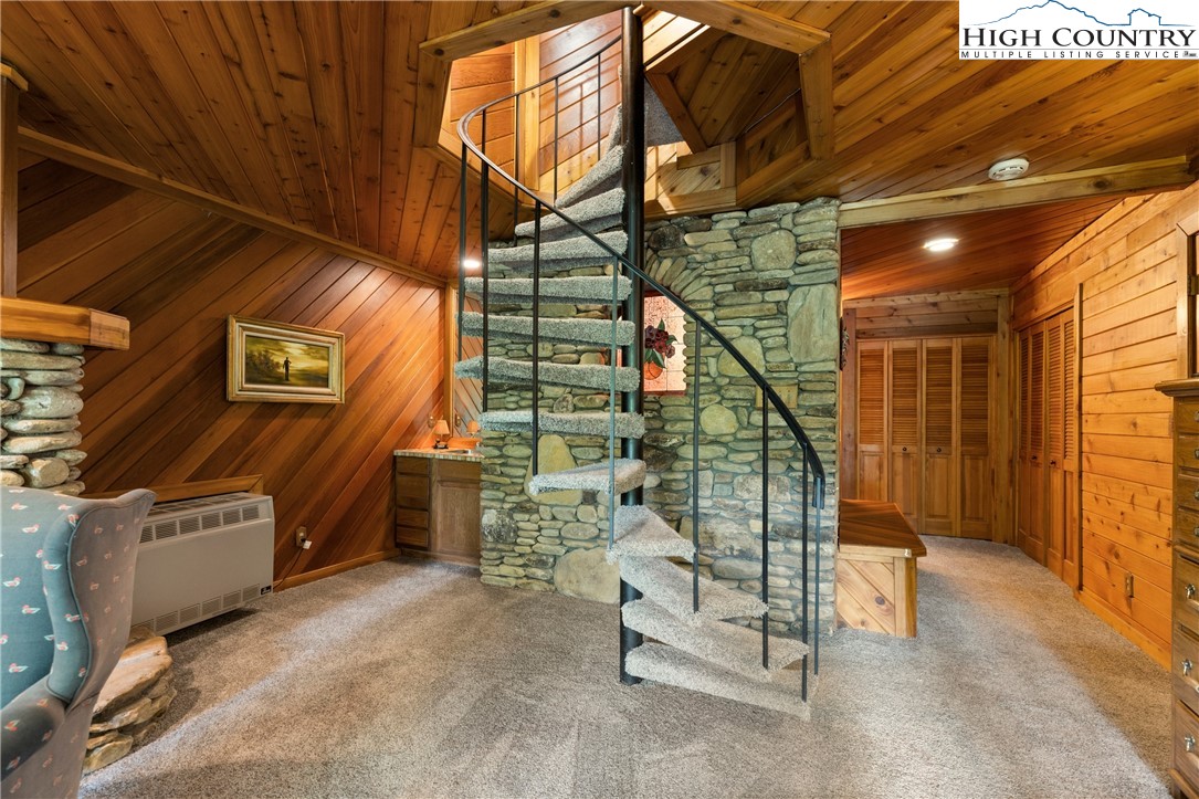 289 Grandview Drive Seven Devils, NC 28604 - Photo 32 of 43 a view of stairs and with an outdoor space