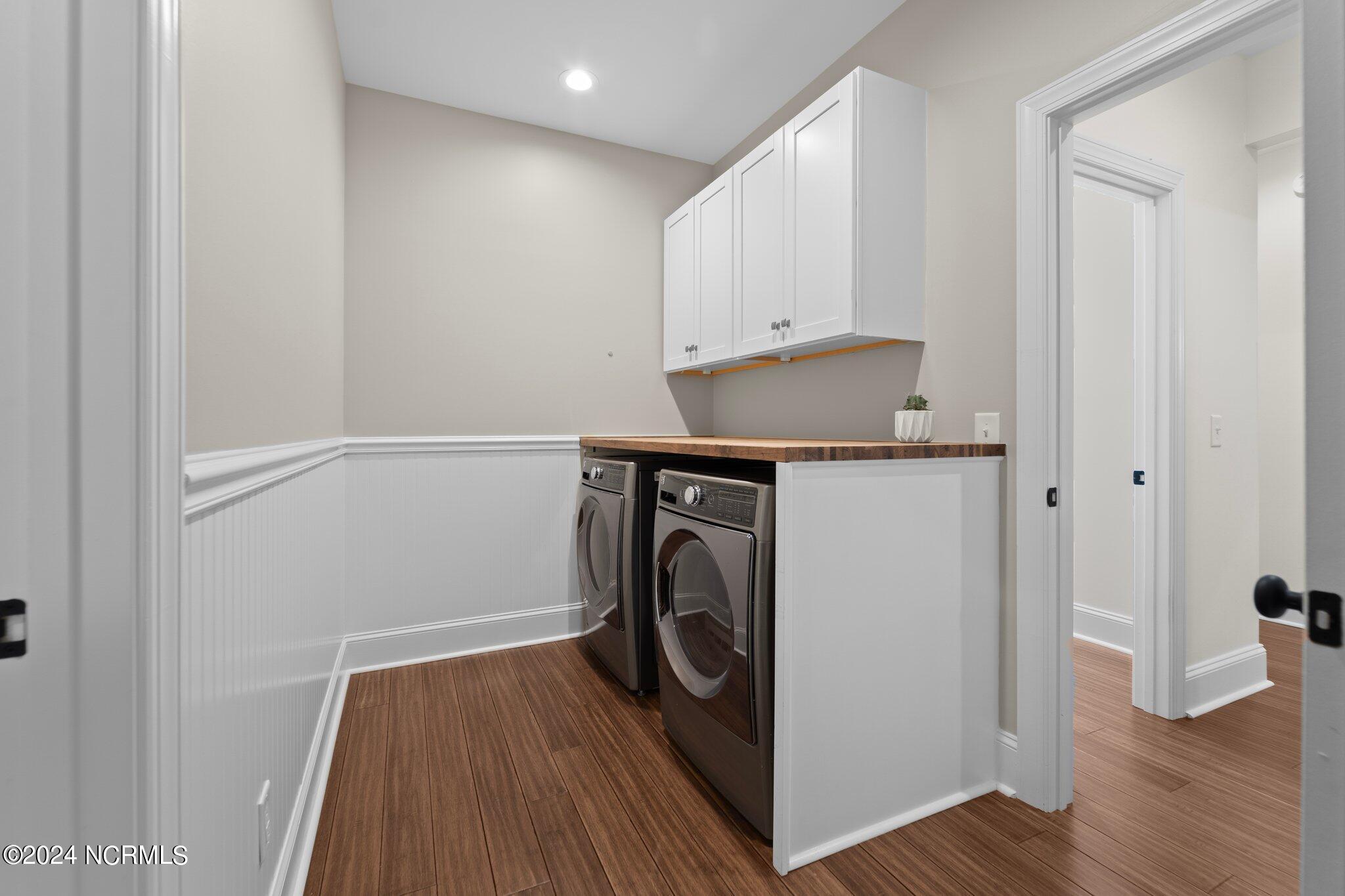 2 Buckhorn Road Jackson Springs, NC 27281 - Photo 21 of 56 Washer & dryer convey! Custom butcher block folding area off of MBR closet Washer & dryer convey!