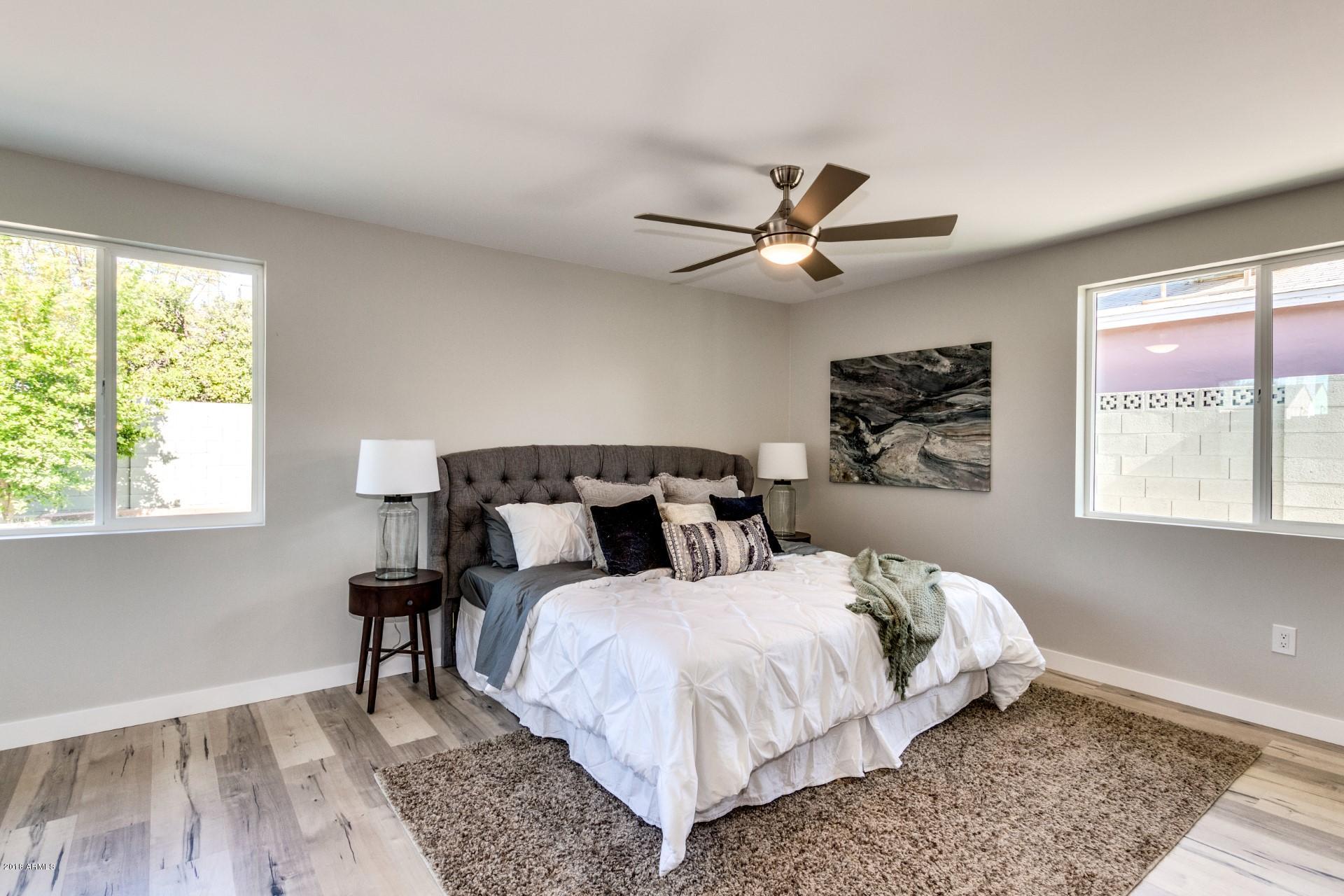 1438 East Granada Road Phoenix, AZ 85006 - Photo 25 of 35 a bedroom with bed and a window