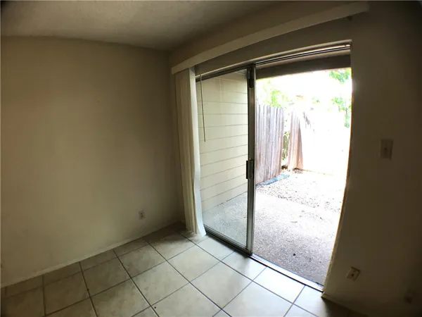 a view of front door