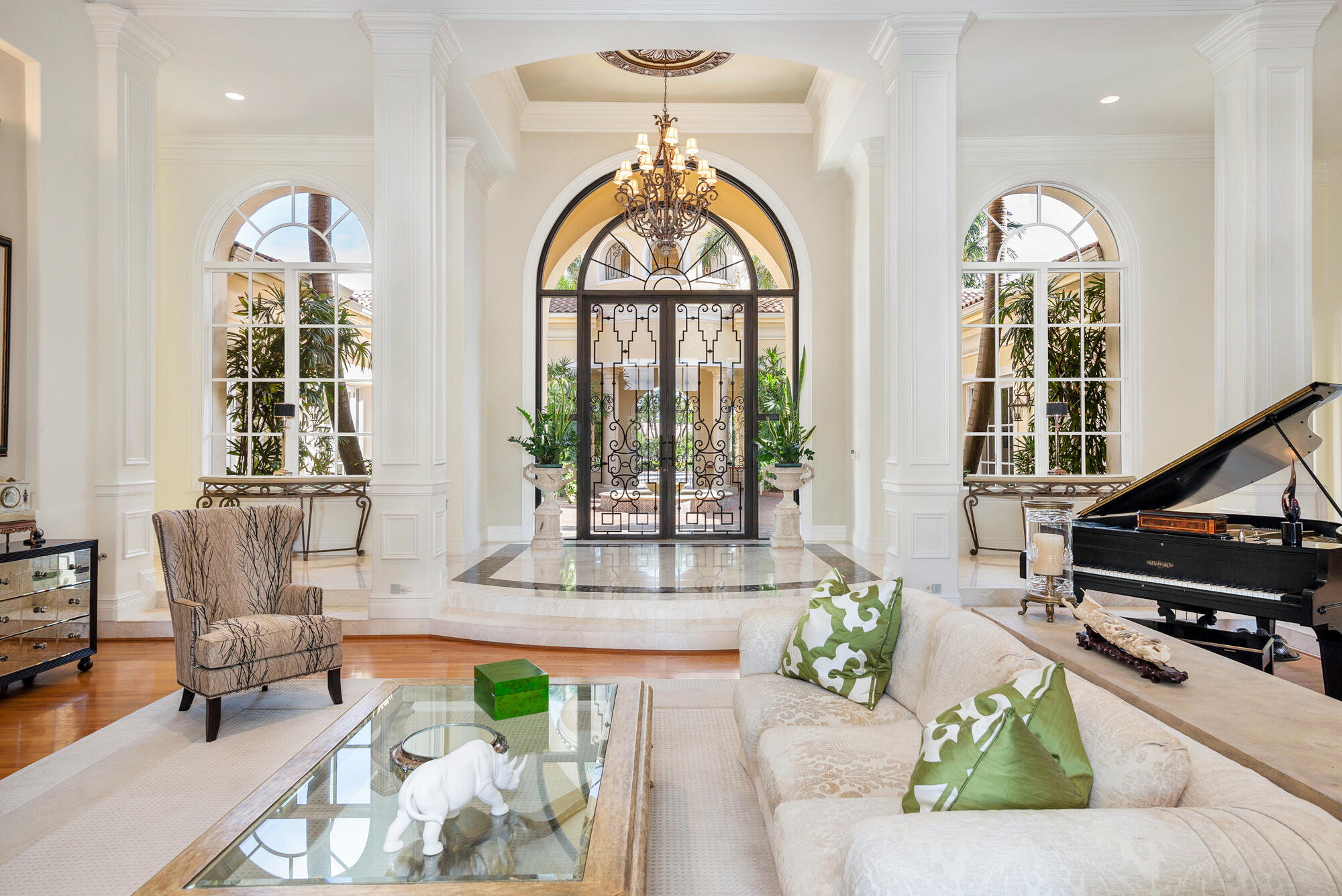 19223 North Riverside Drive Tequesta, FL 33469 - Photo 10 of 83 a living room with furniture and a large window