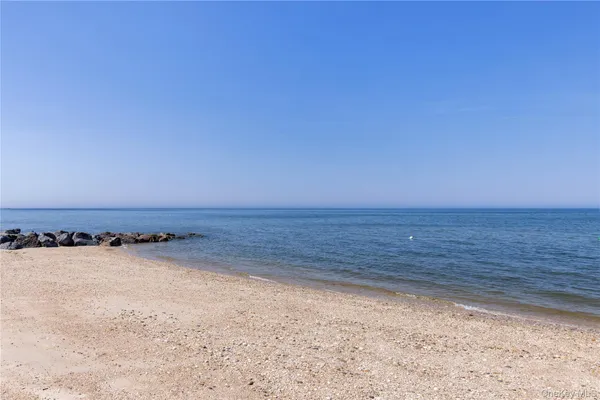 a view of an ocean beach