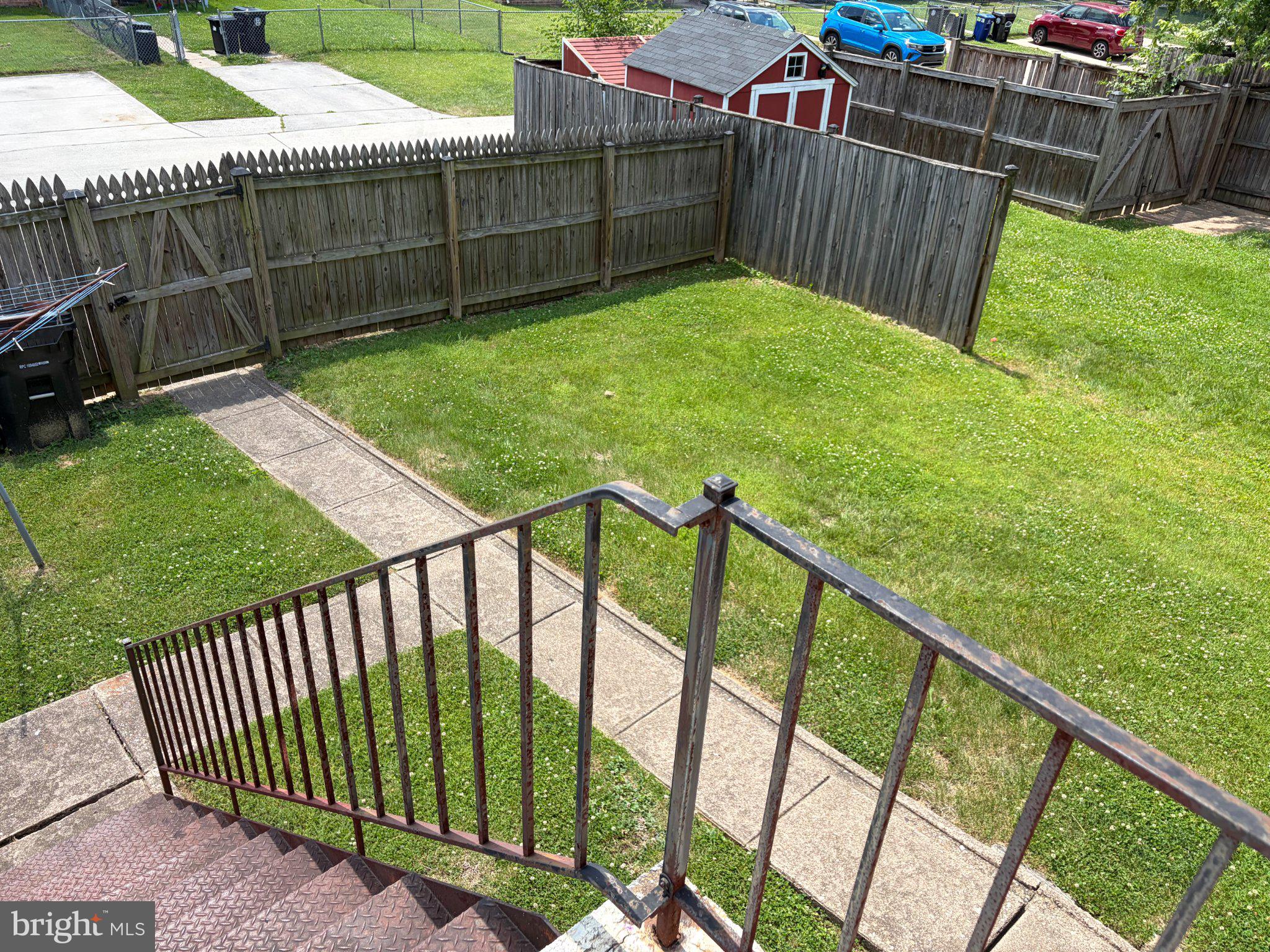 638 Kingston Road Middle River, MD 21220 - Photo 18 of 18 Lush green yard with partially fenced privacy.
