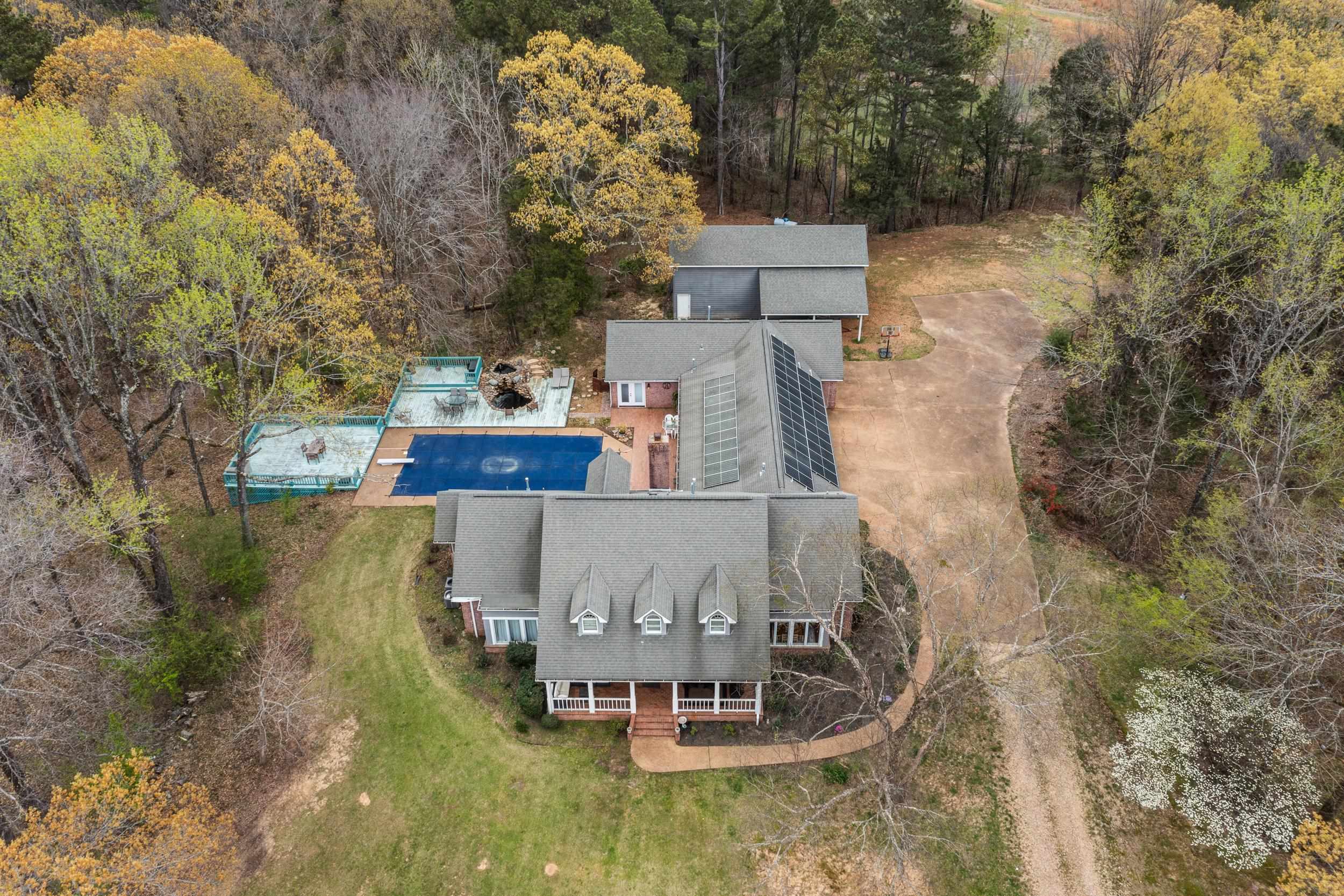 1459 C Vassar Road Pope, MS 38658 - Photo 11 of 40 Birds eye view of property with a view of trees