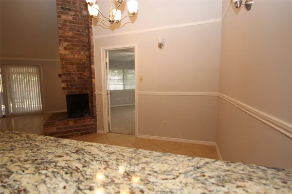 a view of a wooden door