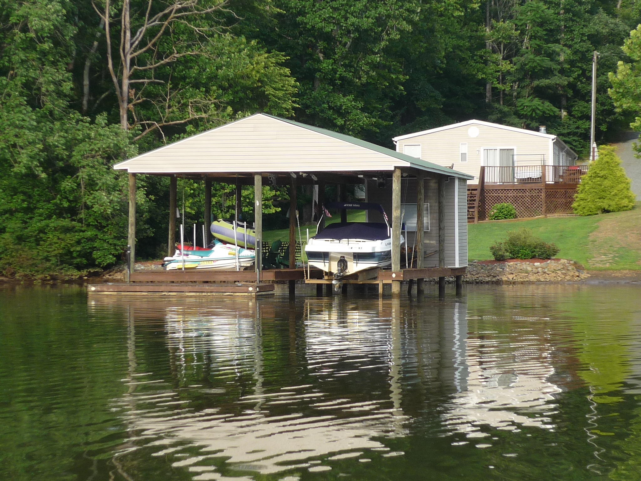 Dock and Home from Water