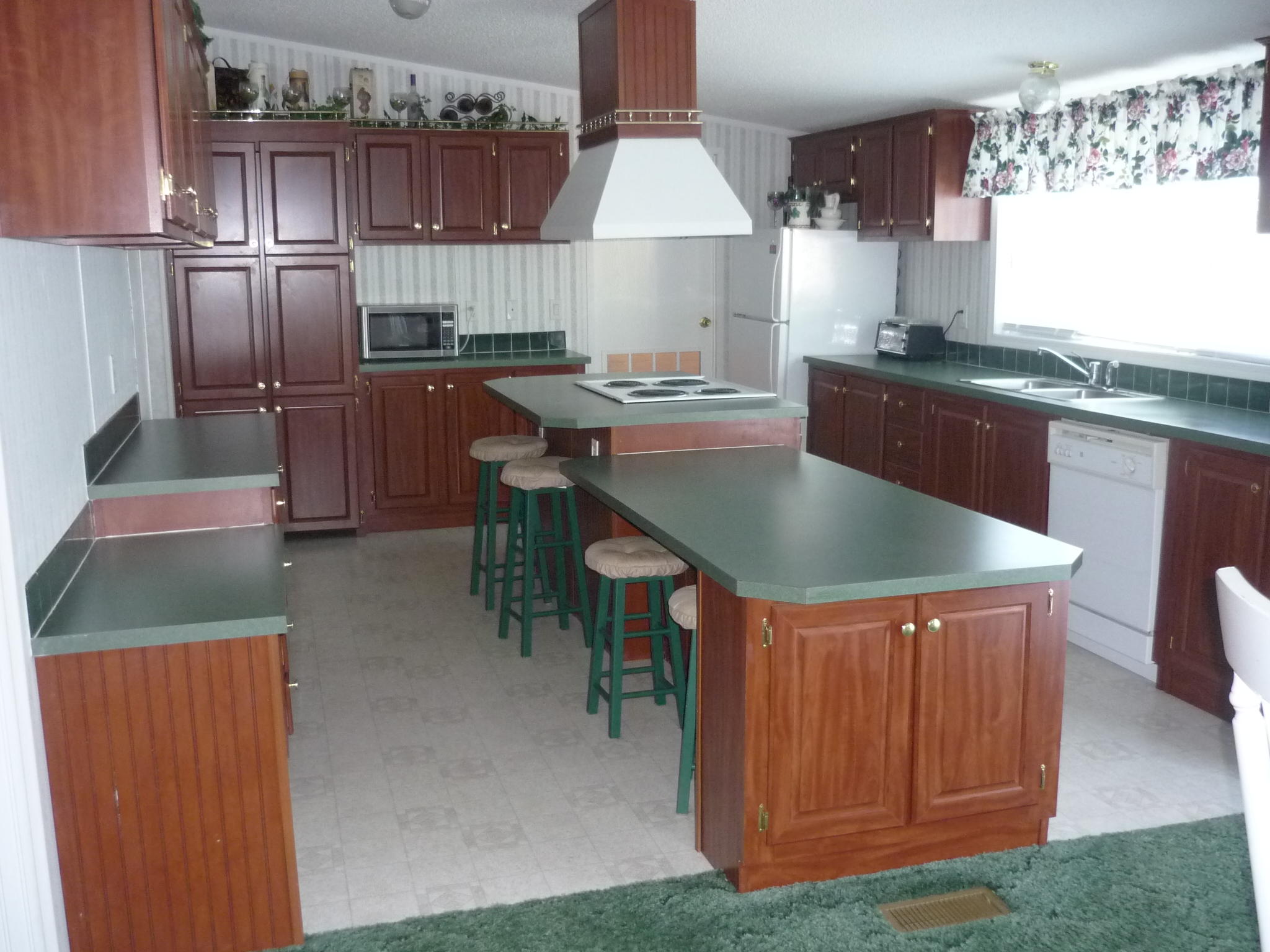 Kitchen is spacious