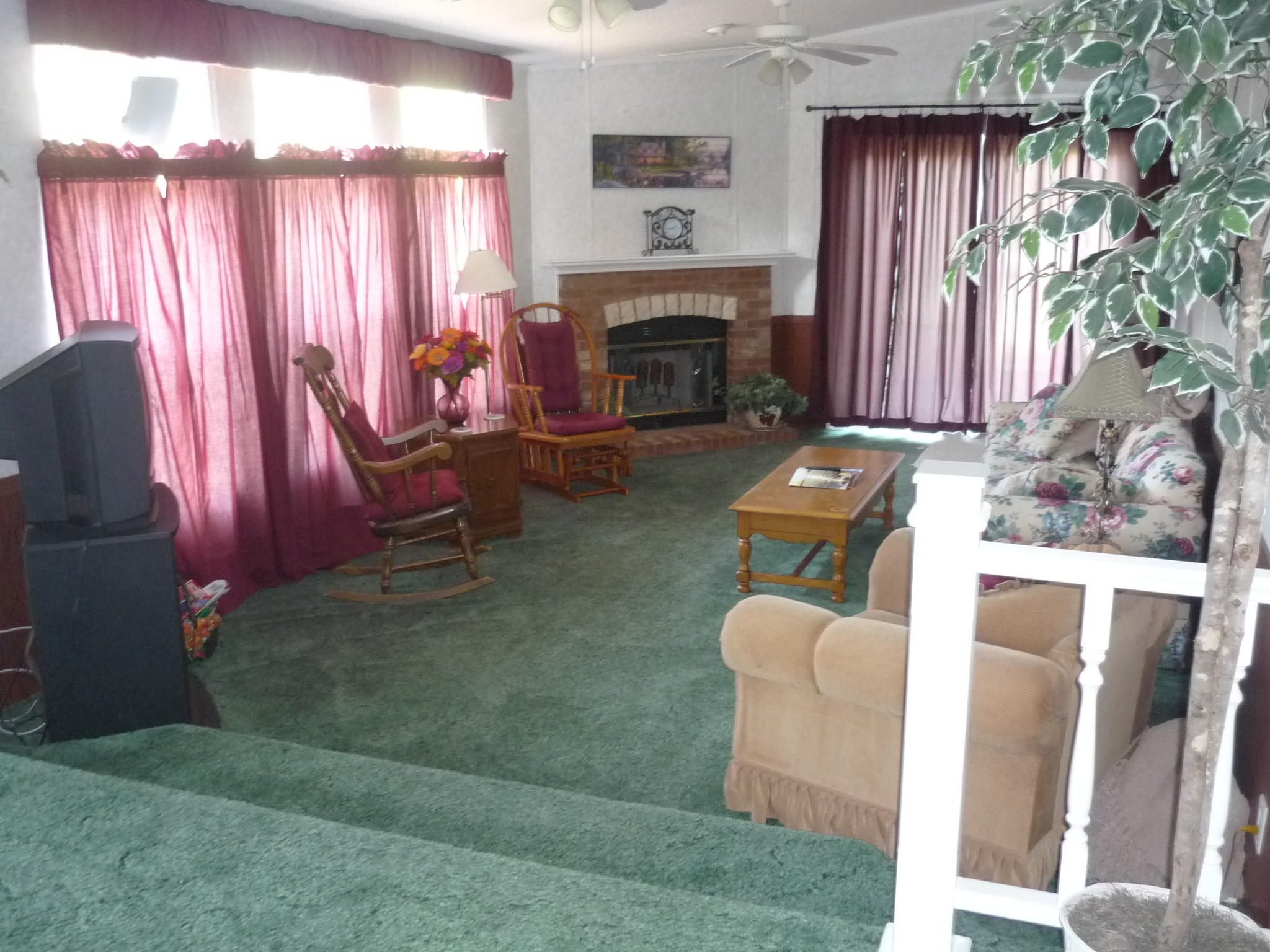 365 Major Holland Road Union Hall, VA 24176 - Photo 10 of 19 Family room wih fireplace