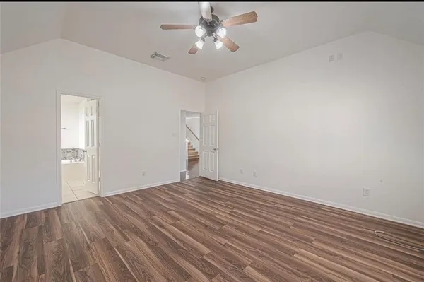 wooden floor in an empty room