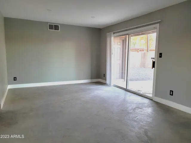 a view of a house with a patio
