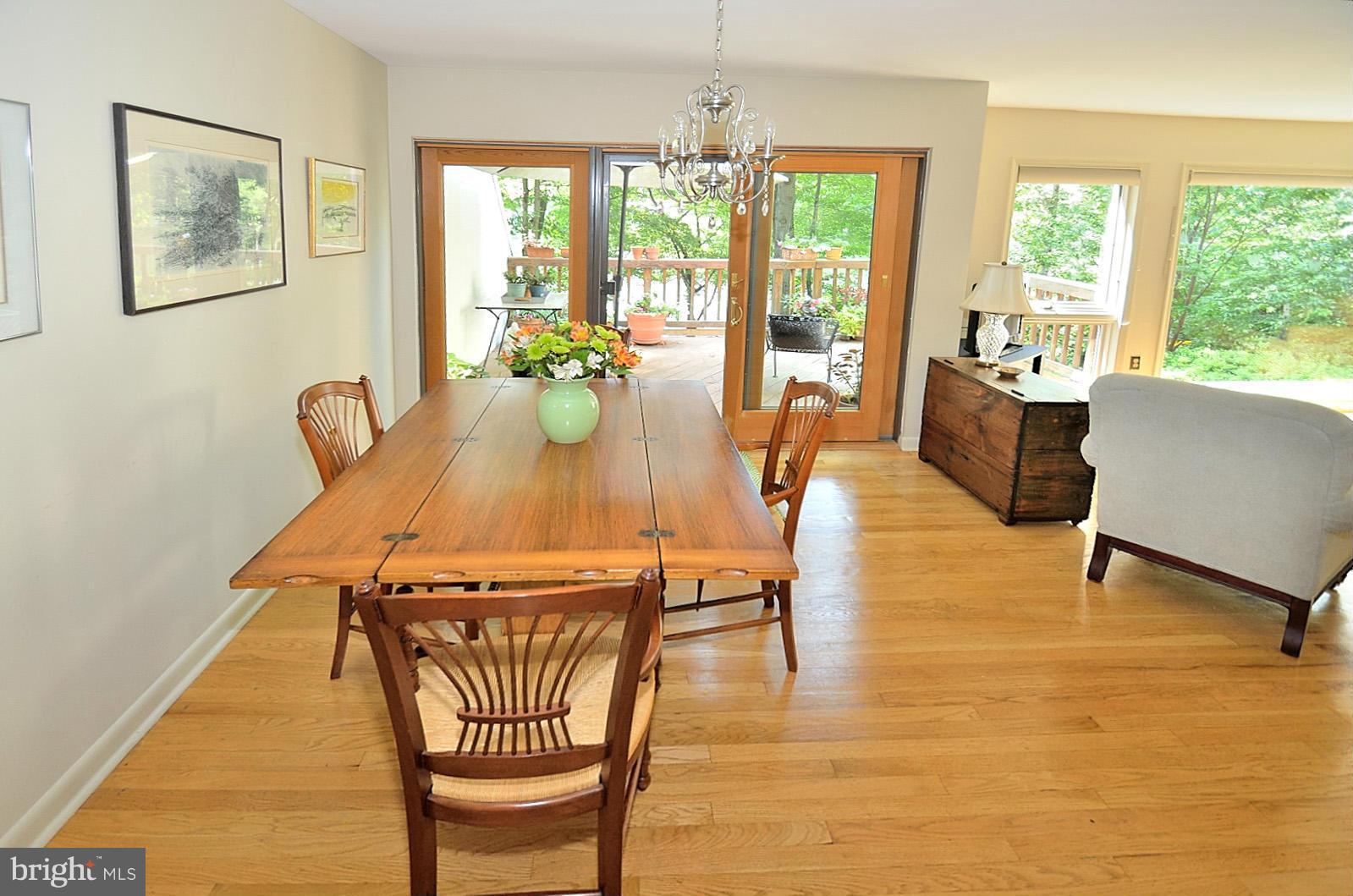 1602 Waters Edge Lane Reston, VA 20190 - Photo 16 of 28 a view of a dining room with furniture window and outside view