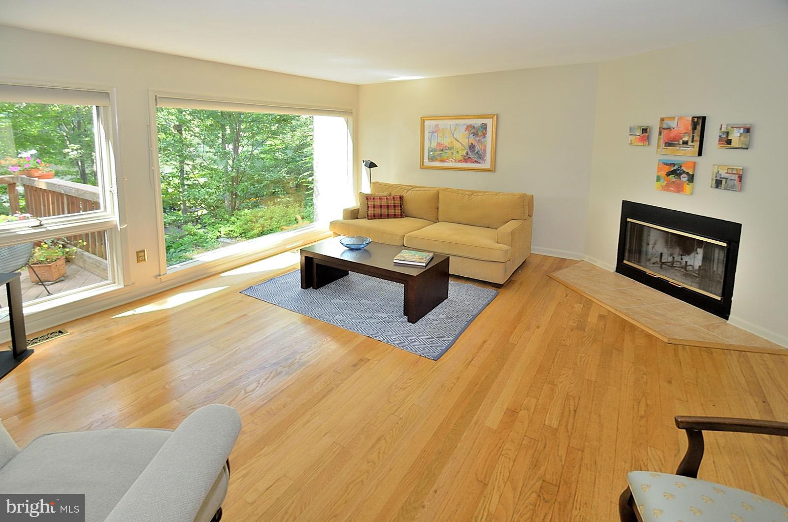 1602 Waters Edge Lane Reston, VA 20190 - Photo 17 of 28 a living room with furniture and a floor to ceiling window