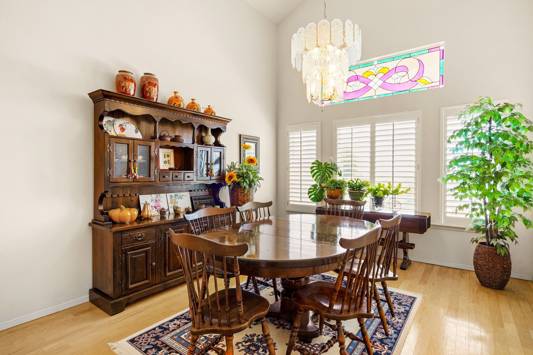 6574 Eagle Ridge Drive El Paso, TX 79912 - Photo 16 of 50 a view of a dining room with furniture window and wooden floor