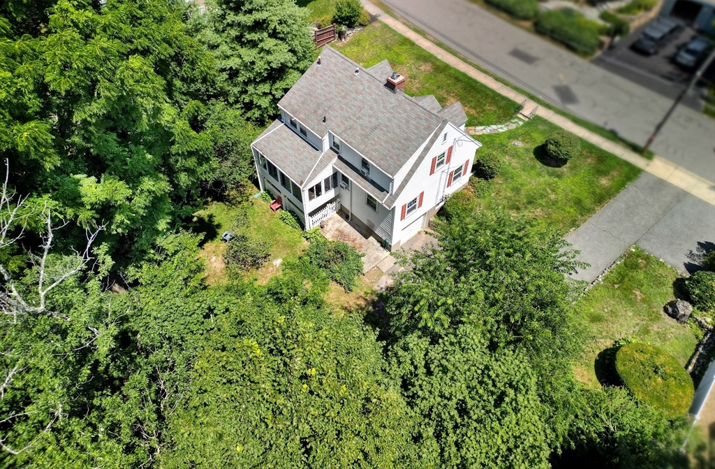 27 Ledyard Road Winchester, MA 01890 - Photo 35 of 38 an aerial view of a house with a yard