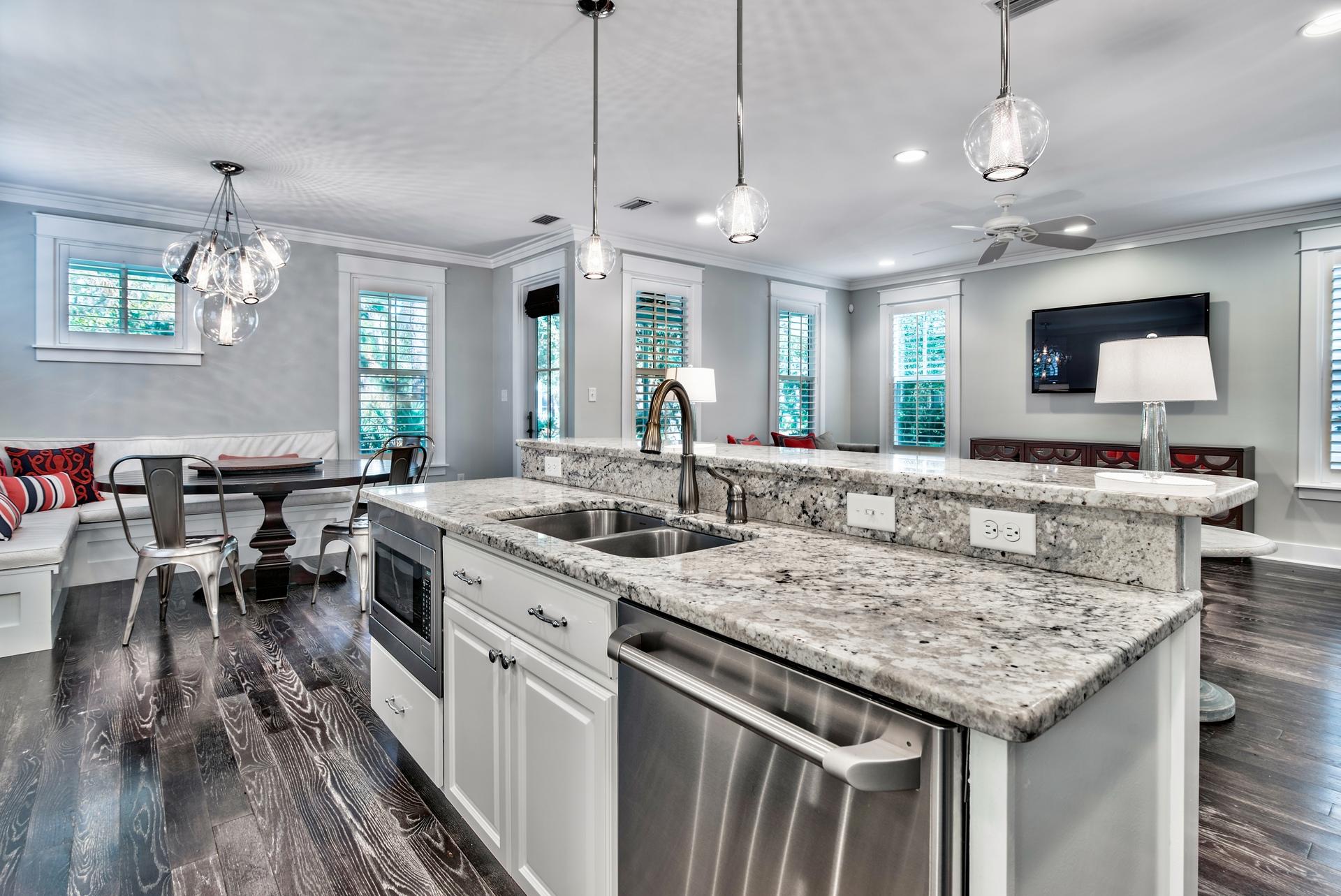 173 Anchor Rode Circle Santa Rosa Beach, FL 32459 - Photo 3 of 35 a large kitchen with a table and chairs