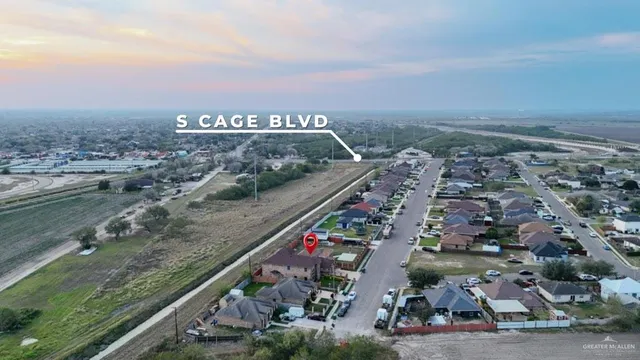 a view of a water with front of building