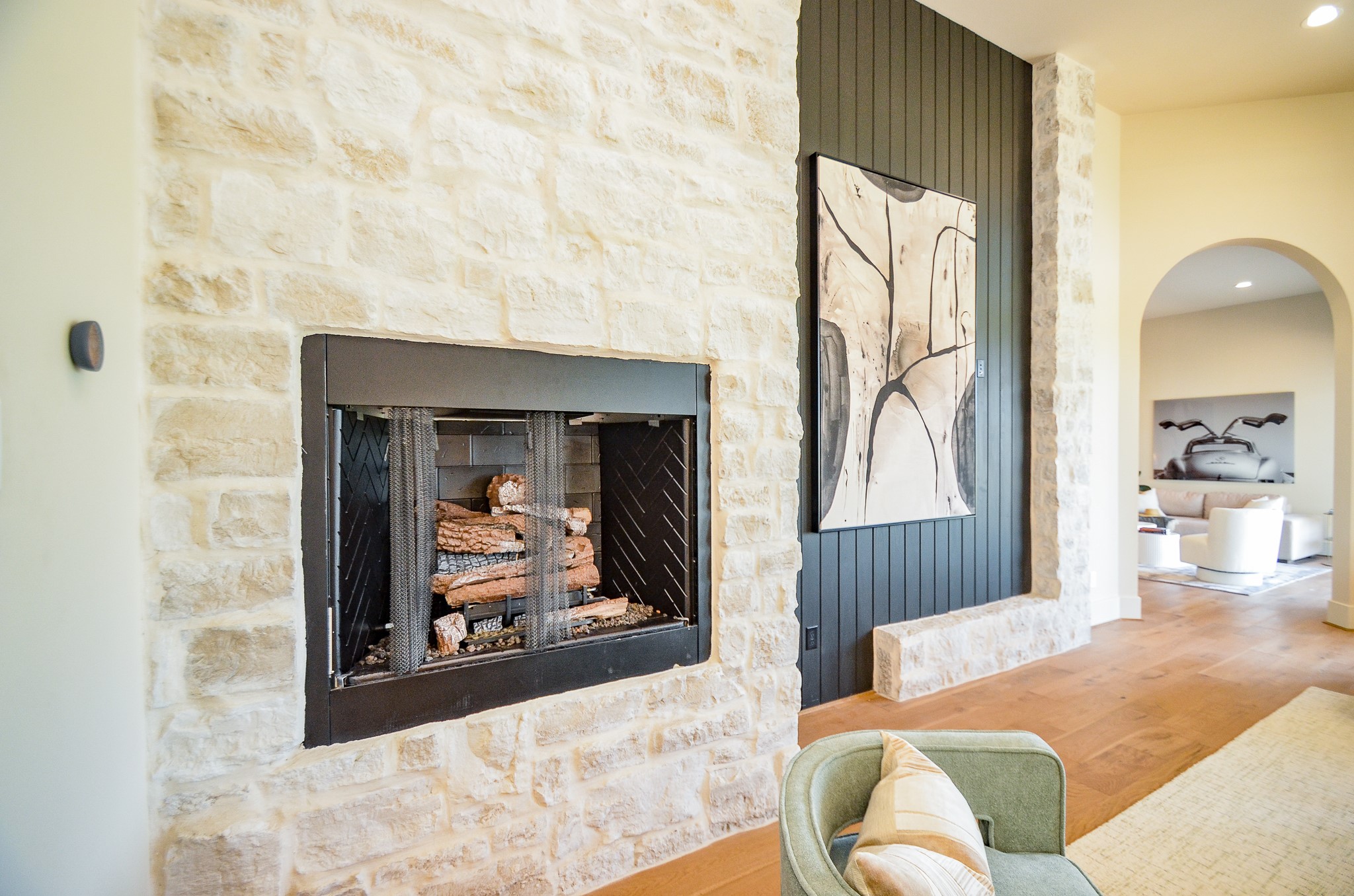 20218 Tealpointe Ridge Lane Tomball, TX 77377 - Photo 44 of 50 a bedroom with a bed and a painting on the wall