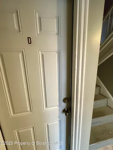 a view of a door