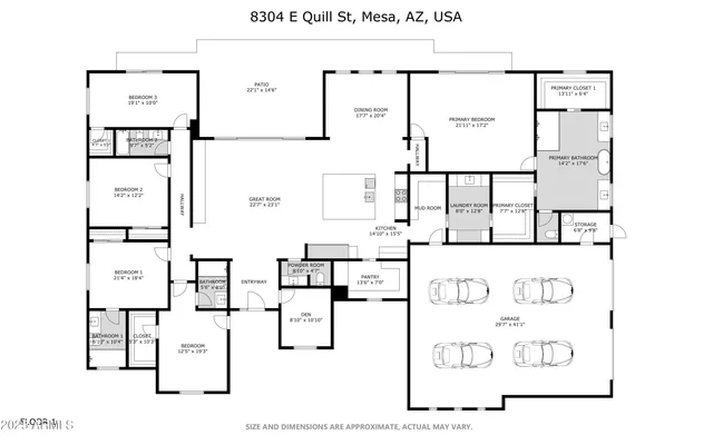 $1,725,000 | 8304 East Quill Street, Mesa, AZ 85207