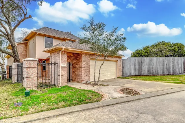 a backyard of a house