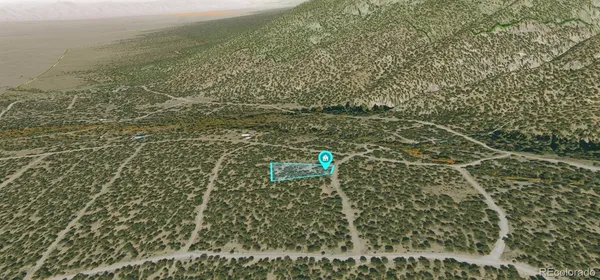 a green field with lots of bushes