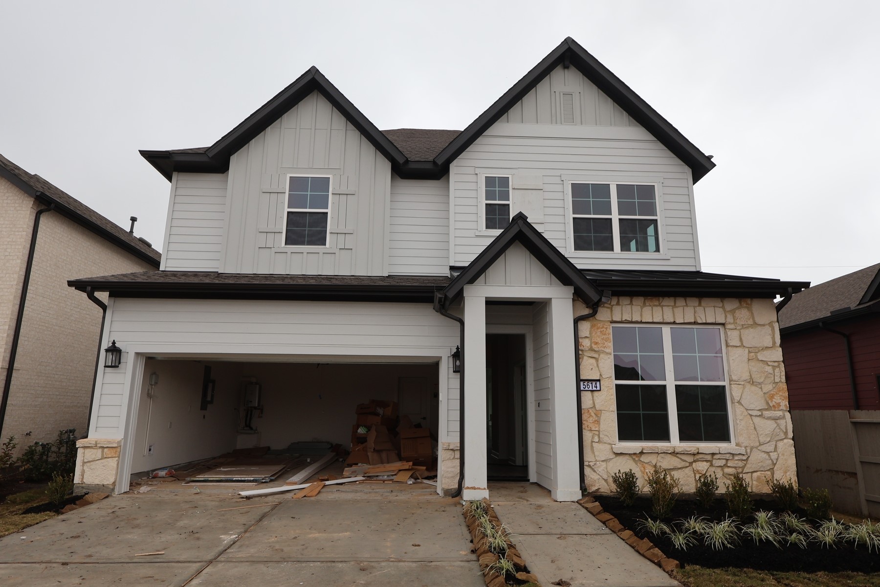 a view of a house with patio