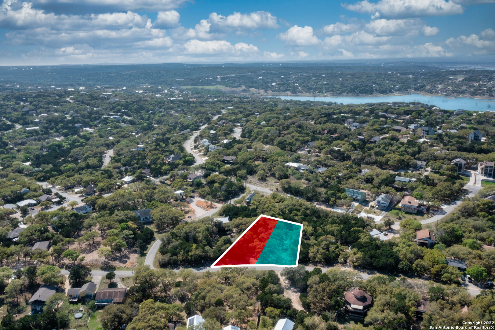 1752 Trail Ridge Drive Canyon Lake, TX 78133 - Photo 12 of 20 an aerial view of residential house and outdoor space