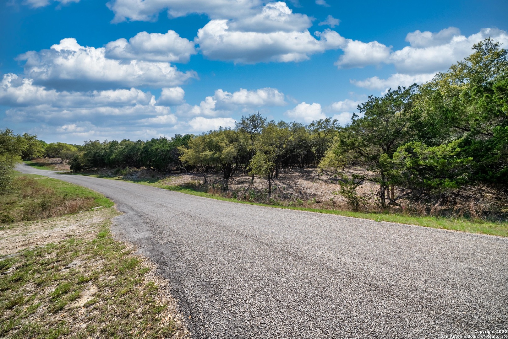 1752 Trail Ridge Drive Canyon Lake, TX 78133 - Photo 2 of 20 a view of a pathway both side of grassy field with shrub