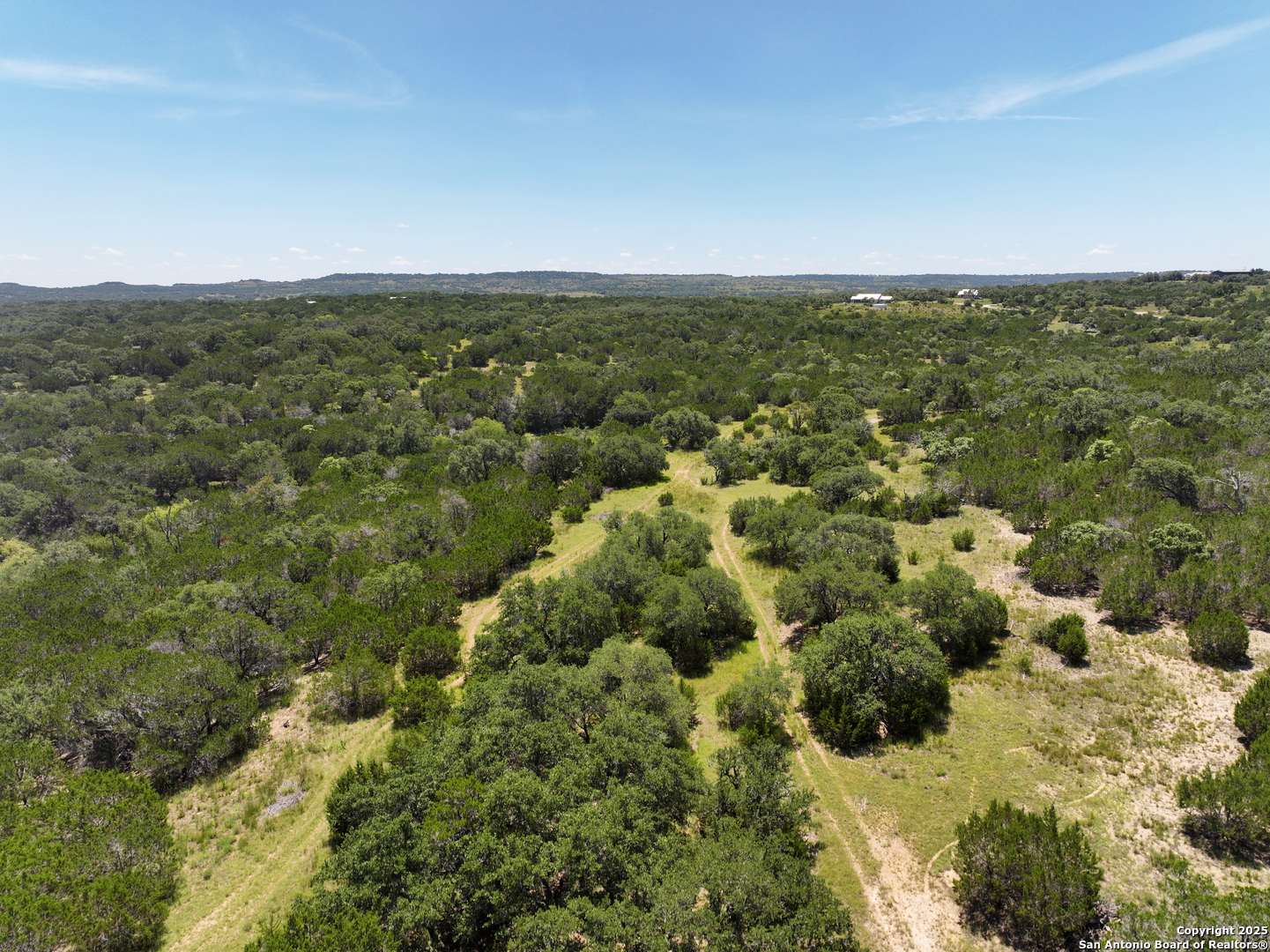 1448 Crabapple Road Blanco, TX 78606 - Photo 13 of 16 an aerial view of residential houses with outdoor space