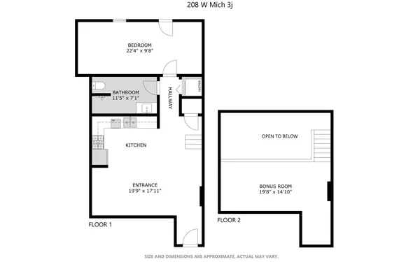 $1,550 | 208 West Michigan Avenue, Unit 3J, Ypsilanti, MI 48197