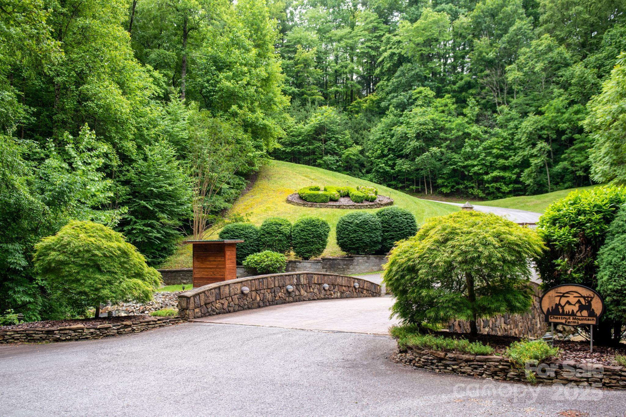 0 Wheel Team Trail, Unit 44 McGrady, NC 28649 - Photo 40 of 48 a backyard of a house with a garden and plants